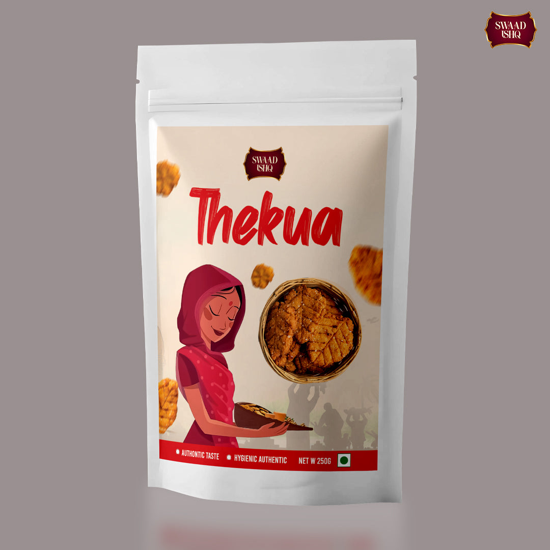 Swaad Ishq Thekua – Traditional Bihari Sweet Snack (250g) Authentic Bihari Taste